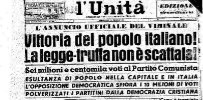 Dalla legge truffa al centrosinistra